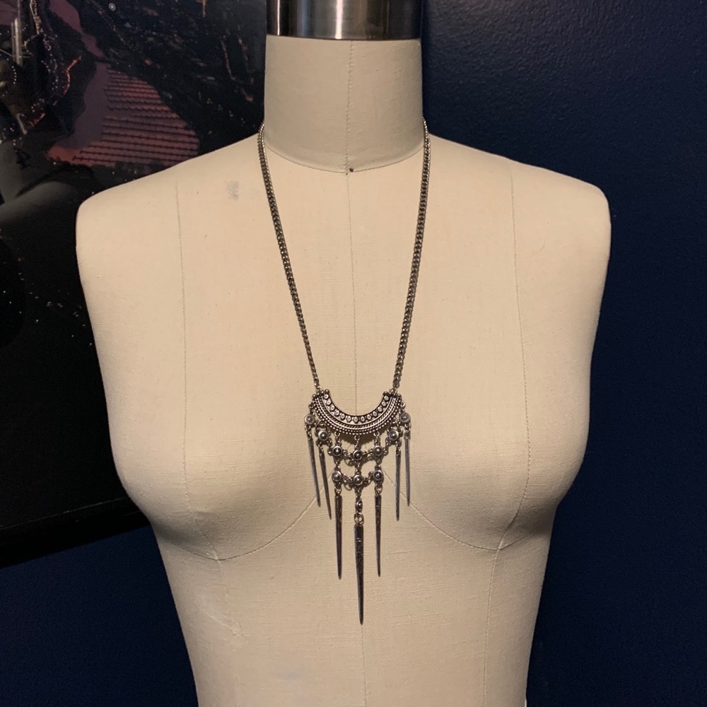 Silver Festival Inspired Necklace
